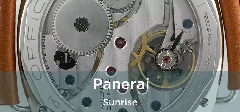 Panerai Sunrise