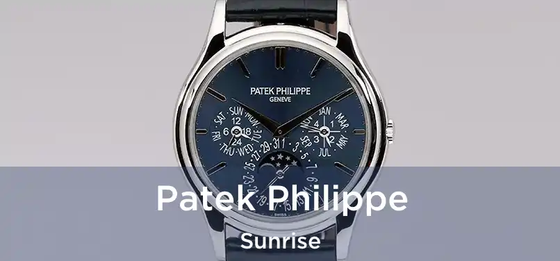 Patek Philippe Sunrise