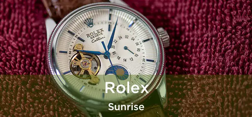 Rolex Sunrise